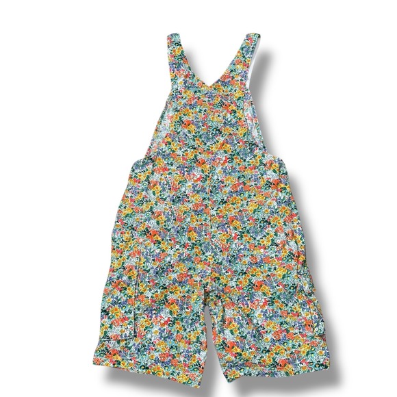 Duluth Trading Co Heirloom Gardening Shortalls Floral Print Overalls Womens M - Picture 4 of 6